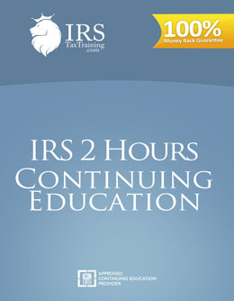 2024 IRS 2 hour Ethics Continuing Education